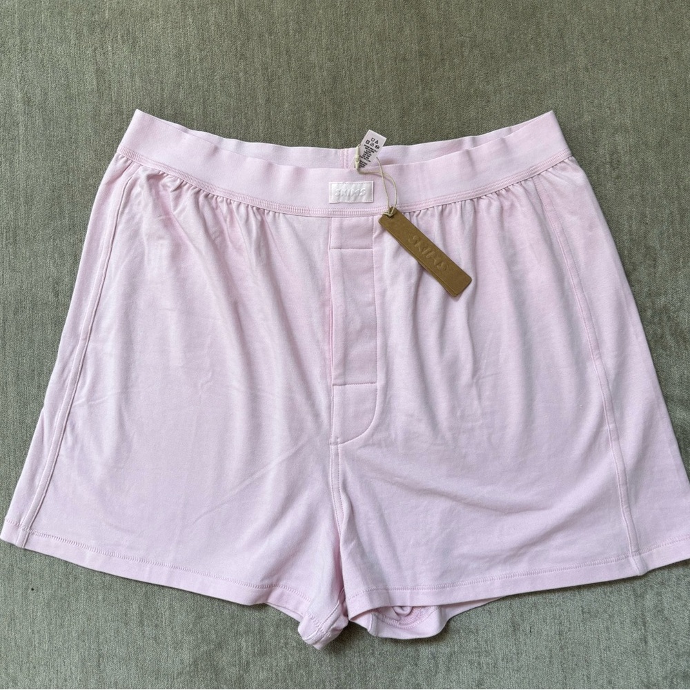 SKIMS boyfriend loose shorts